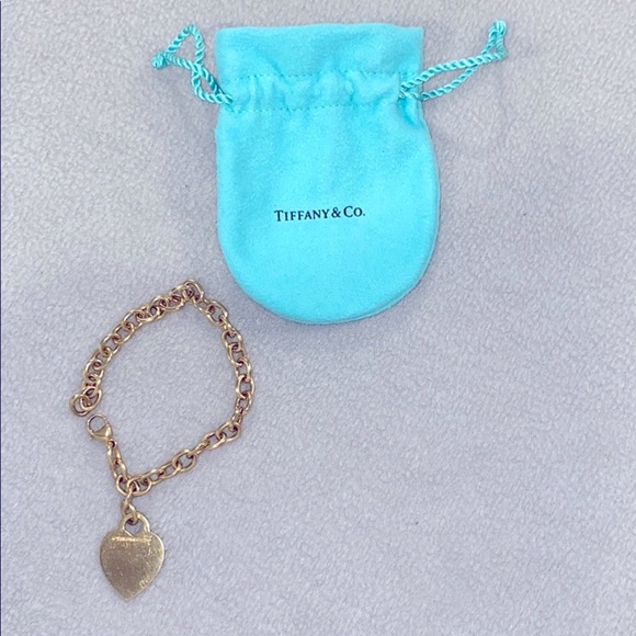 Tiffany & Co 18kt gold heart tag bracelet - Picture 3 of 4